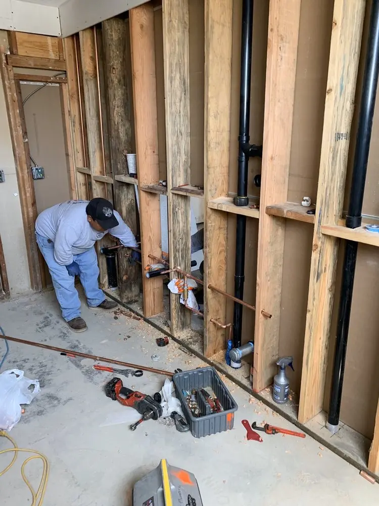 Commercial rough-in plumbing for Water Heater Replacement in Seven Oaks